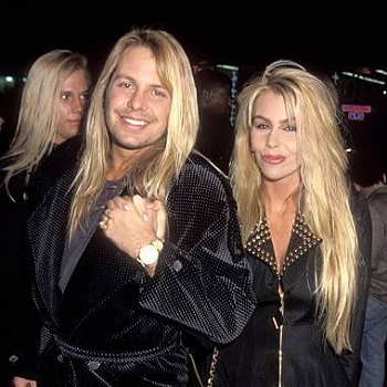 A picture of Skylar's parents; Vince Neil and Sharise Rudell.